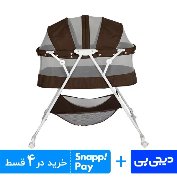 تخت و گهواره سانی قهوه ای