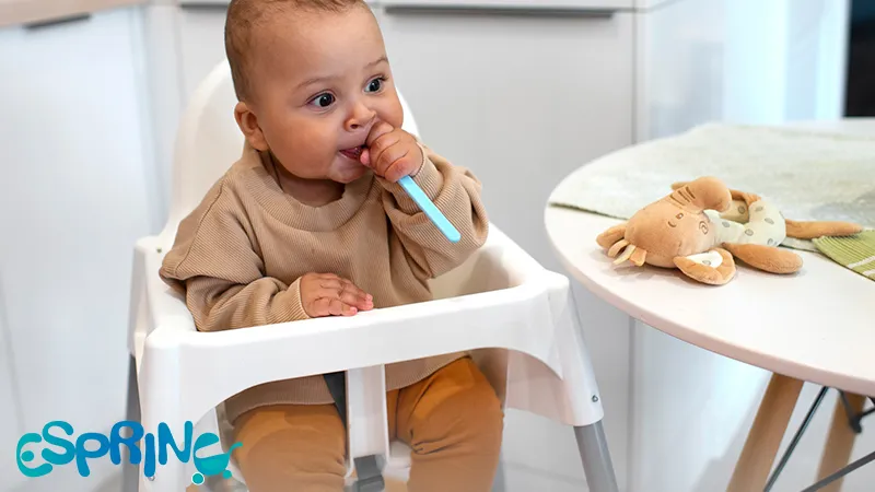 اشتباه در استفاده از صندلی غذای نوزاد