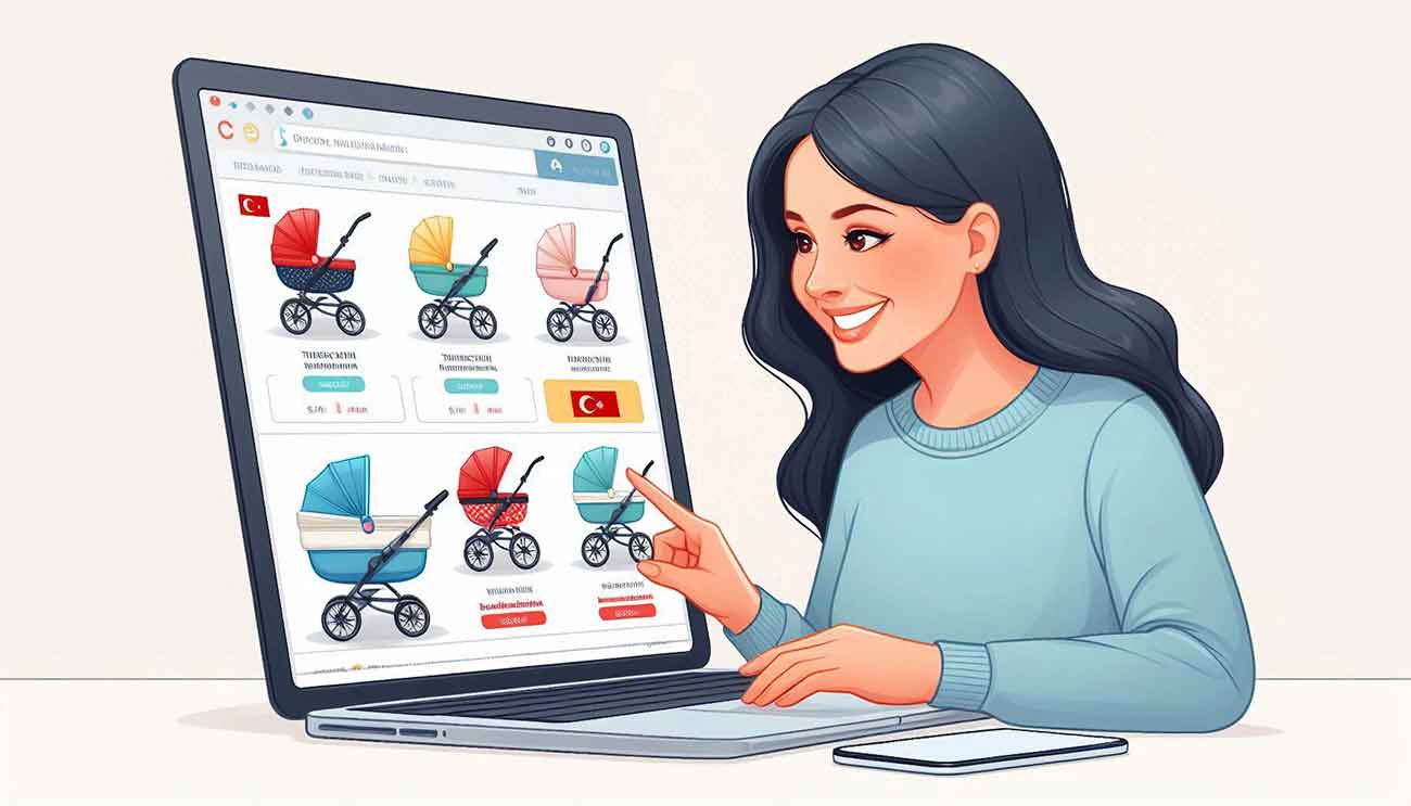 خرید آنلاین کالسکه از ترکیه